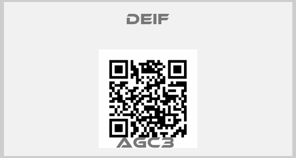 Deif-AGC3 