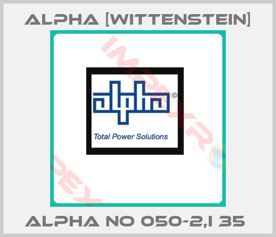 Alpha [Wittenstein]-ALPHA NO 050-2,I 35 