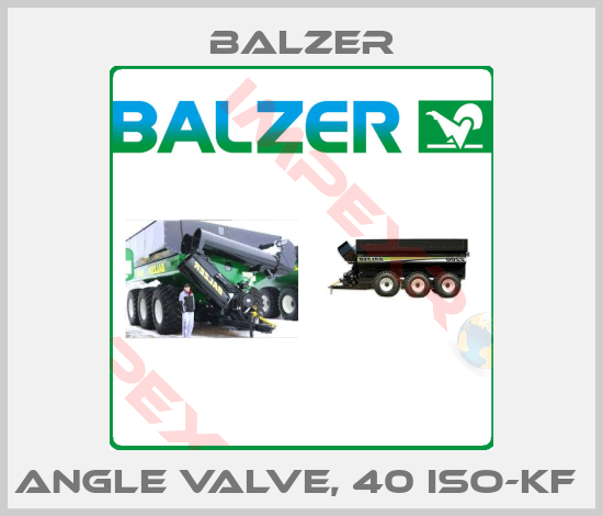 Balzer-ANGLE VALVE, 40 ISO-KF 