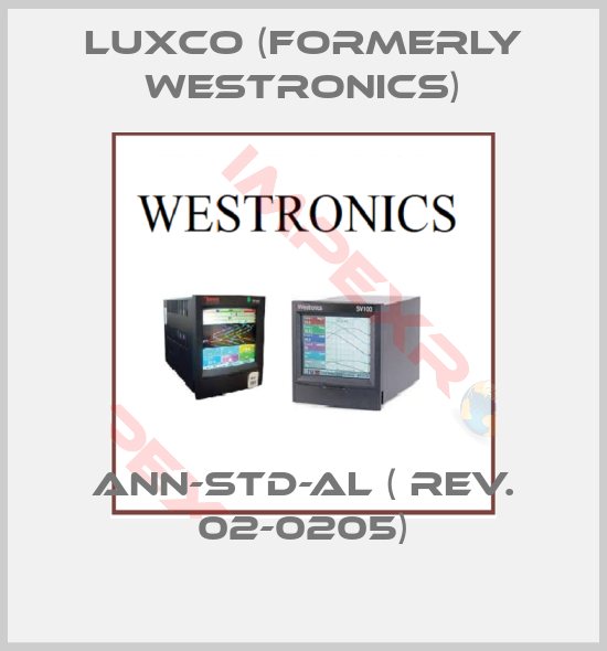 Luxco (formerly Westronics)-ANN-STD-AL ( REV. 02-0205)