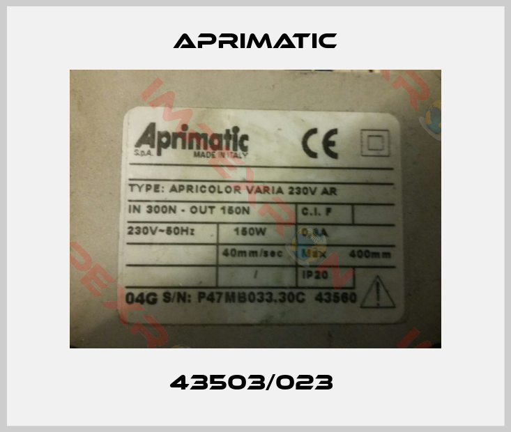 Aprimatic-43503/023 