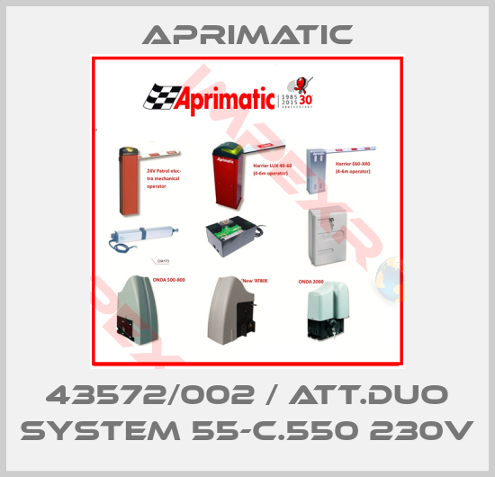 Aprimatic-43572/002 / ATT.DUO SYSTEM 55-C.550 230V