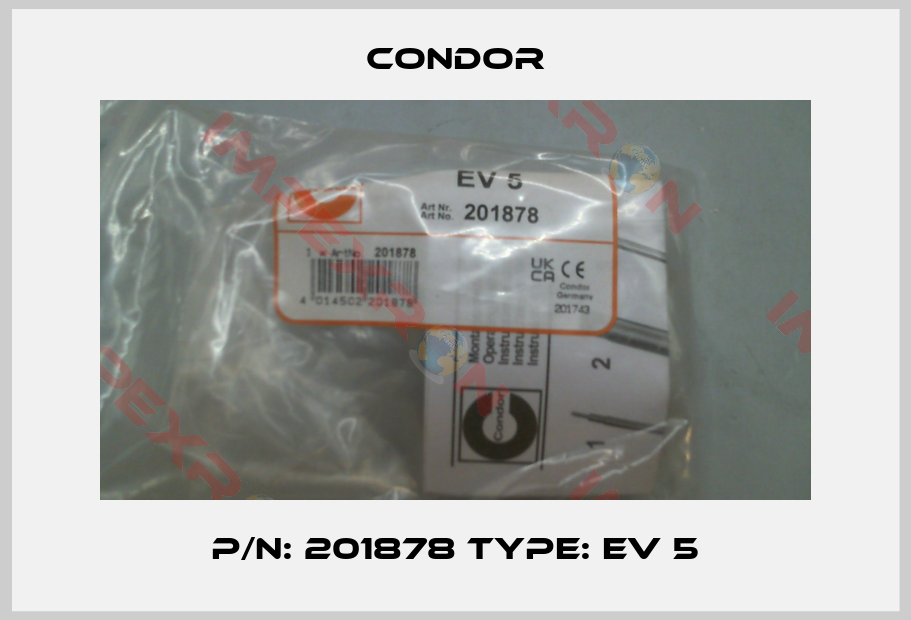 Condor-P/N: 201878 Type: EV 5