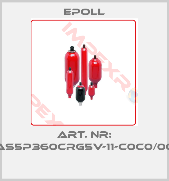 Epoll-ART. NR: AS5P360CRG5V-11-C0C0/00 