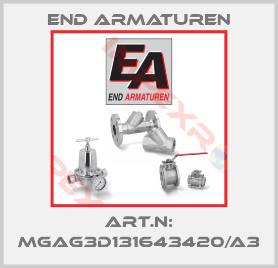 End Armaturen-ART.N: MGAG3D131643420/A3