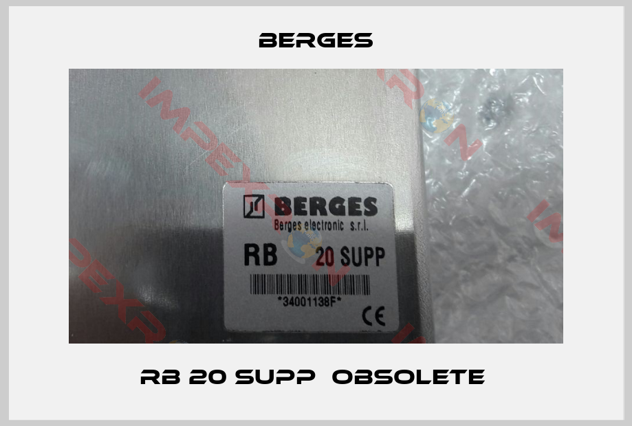 Berges-RB 20 SUPP  Obsolete 