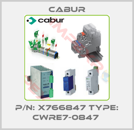 Cabur-P/N: X766847 Type: CWRE7-0847 