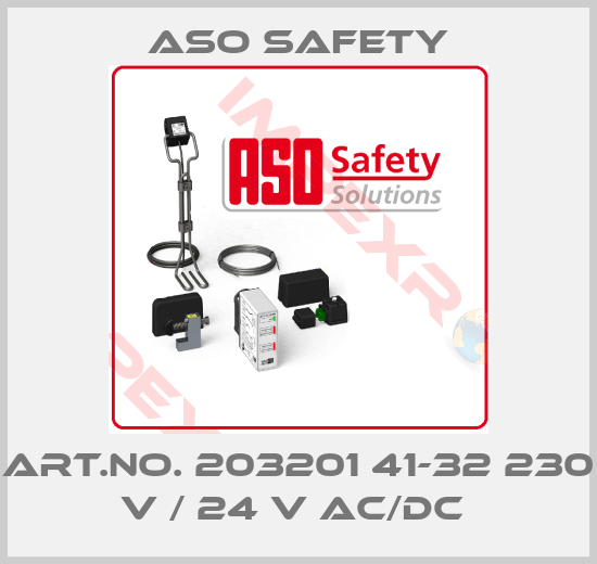 ASO SAFETY-ART.NO. 203201 41-32 230 V / 24 V AC/DC 