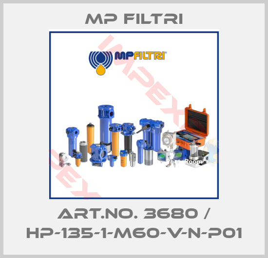 MP Filtri-Art.No. 3680 / HP-135-1-M60-V-N-P01