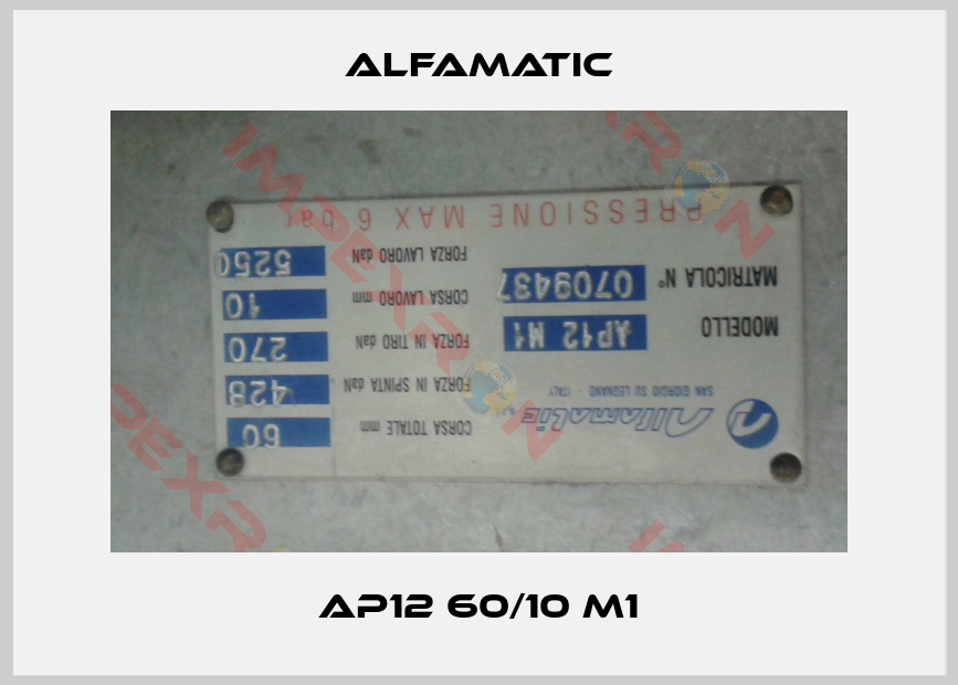 Alfamatic-AP12 60/10 M1