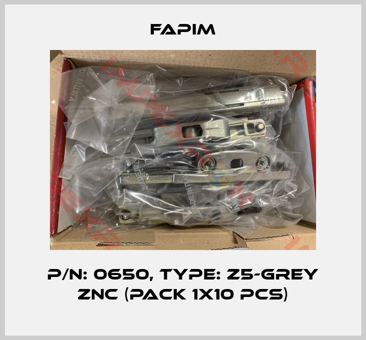 Fapim-P/N: 0650, Type: Z5-GREY ZNC (pack 1x10 pcs)