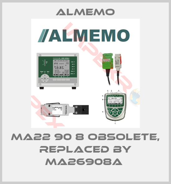 ALMEMO- MA22 90 8 obsolete, replaced by MA26908A 