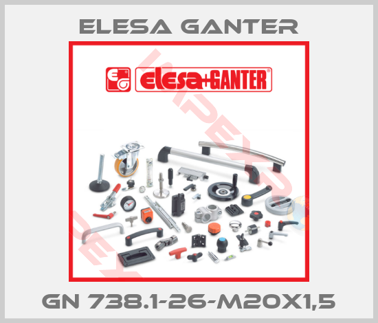 Elesa Ganter-GN 738.1-26-M20x1,5