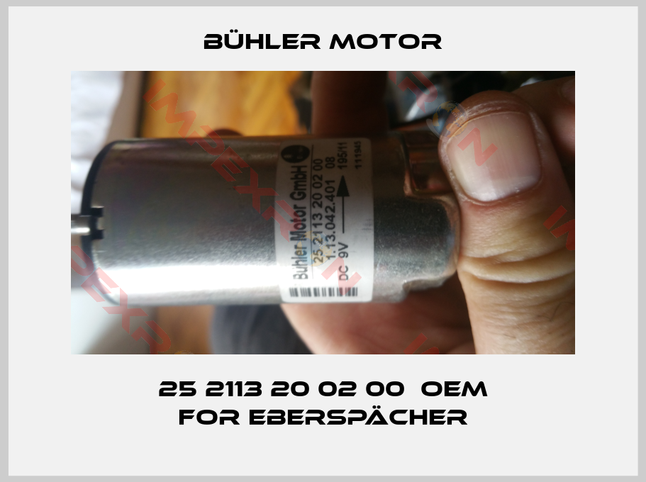 Bühler Motor-25 2113 20 02 00  OEM for Eberspächer
