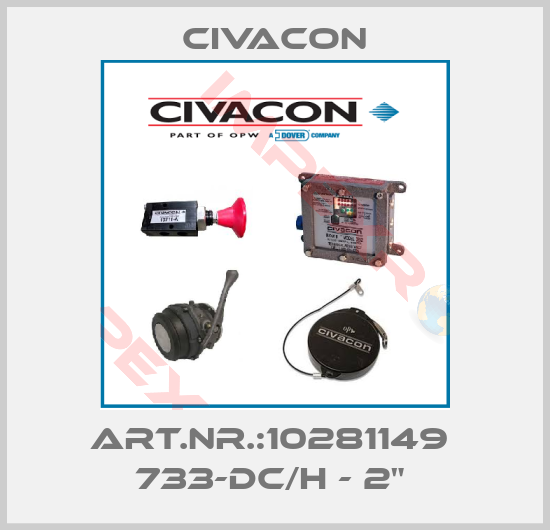 Civacon-Art.Nr.:10281149  733-DC/H - 2" 