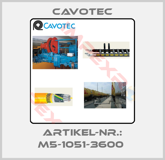 Cavotec-ARTIKEL-NR.: M5-1051-3600 