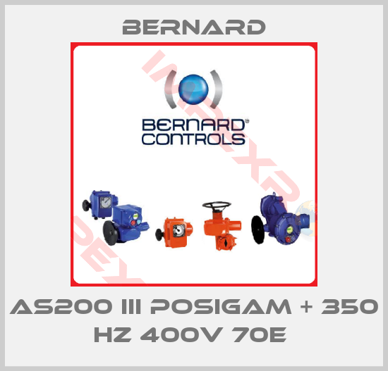 Bernard-AS200 III POSIGAM + 350 HZ 400V 70E 