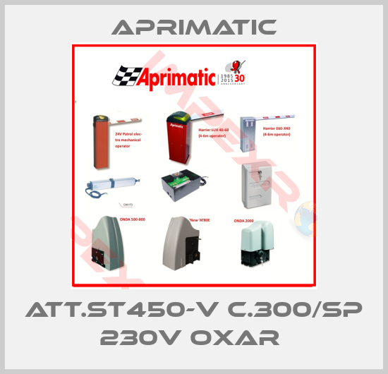 Aprimatic-ATT.ST450-V C.300/SP 230V OXAR 
