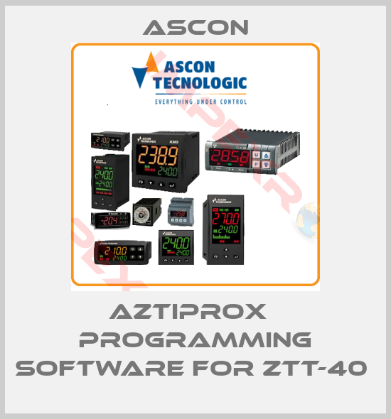 Ascon-AZTIPROX   PROGRAMMING SOFTWARE FOR ZTT-40 