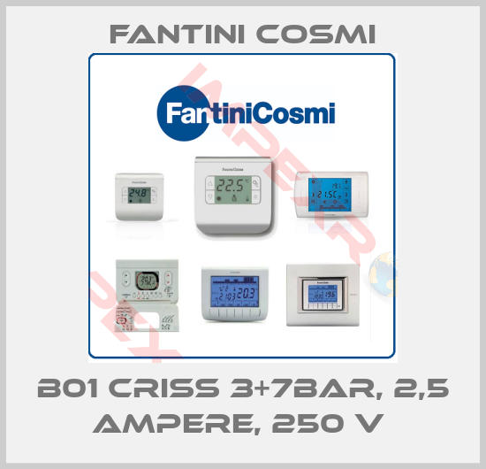 Fantini Cosmi-B01 CRISS 3+7BAR, 2,5 AMPERE, 250 V 