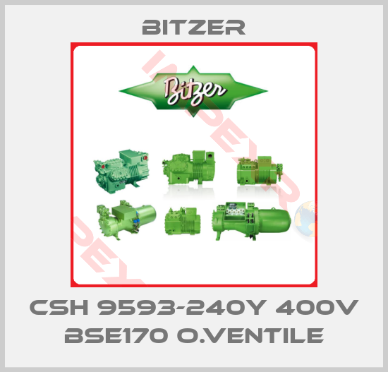 Bitzer-CSH 9593-240Y 400V BSE170 o.Ventile