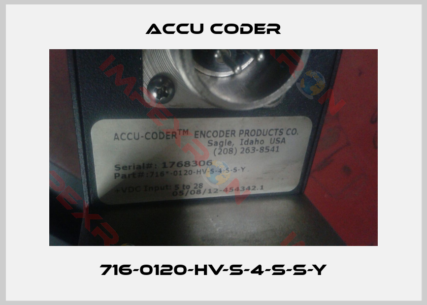 ACCU-CODER-716-0120-HV-S-4-S-S-Y