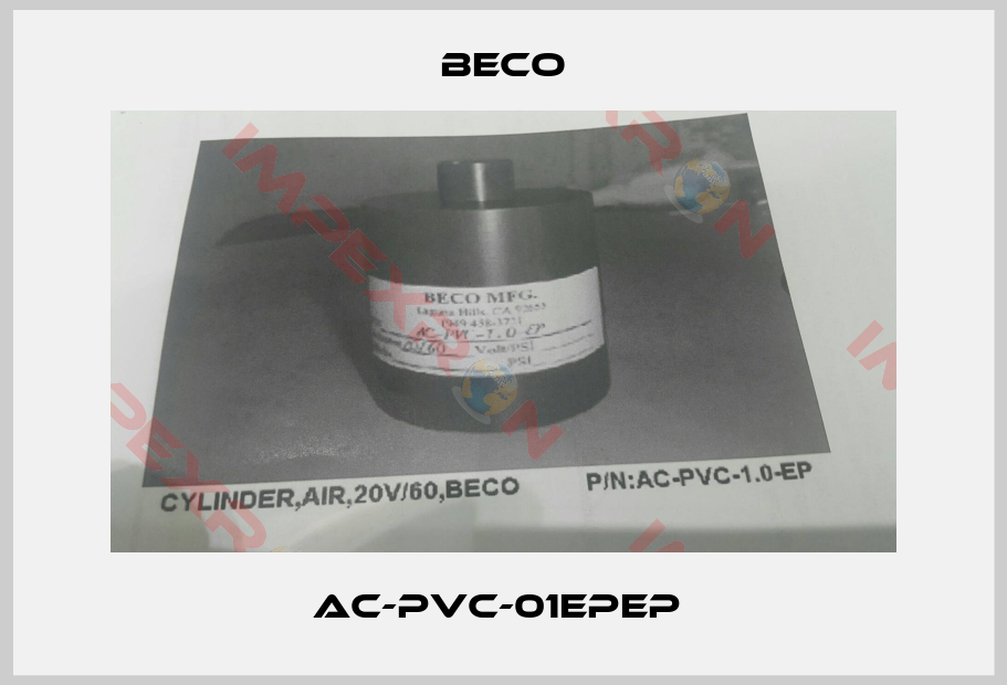 Beco-AC-PVC-01EPEP 