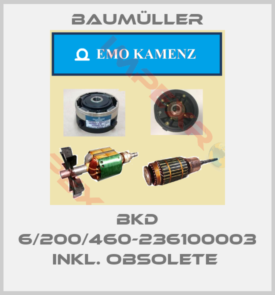 Baumüller-BKD 6/200/460-236100003 inkl. obsolete 