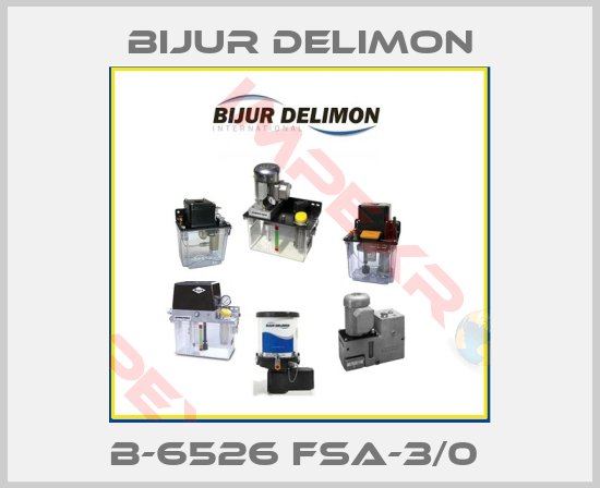 Bijur Delimon-B-6526 FSA-3/0 