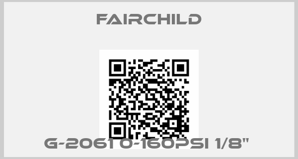 Fairchild-G-2061 0-160PSI 1/8" 