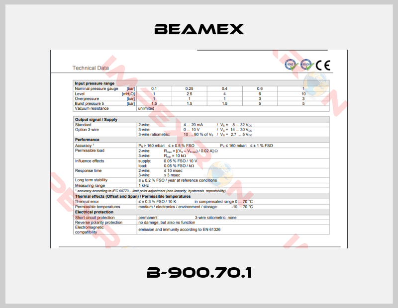 Beamex-B-900.70.1