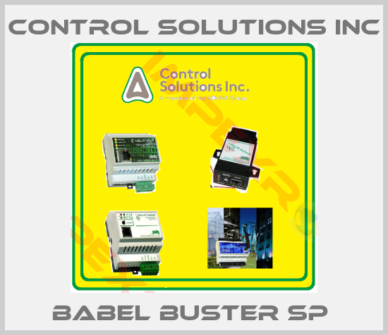 Control Solutions inc-BABEL BUSTER SP 