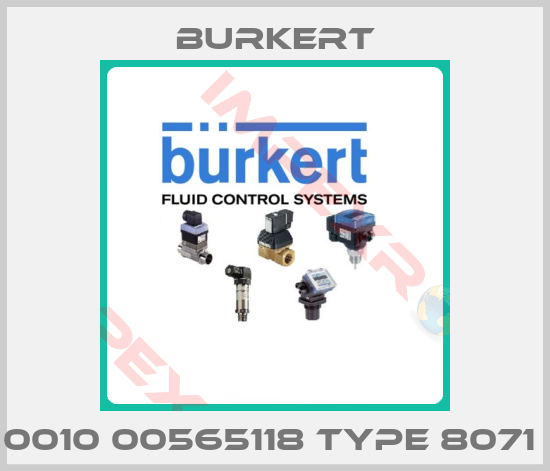 Burkert-0010 00565118 TYPE 8071 