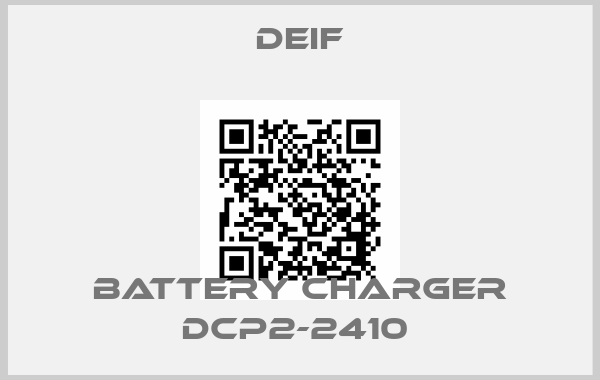 Deif-BATTERY CHARGER DCP2-2410 