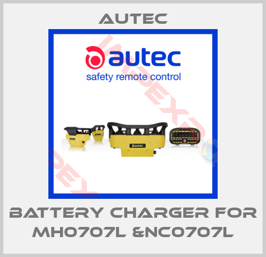 Autec-Battery charger for MH0707L &NC0707L