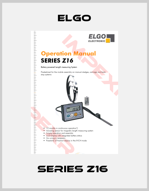 Elgo-SERIES Z16 