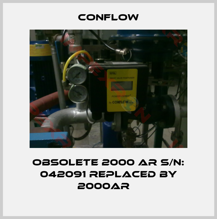 CONFLOW-Obsolete 2000 AR S/N: 042091 replaced by 2000AR   