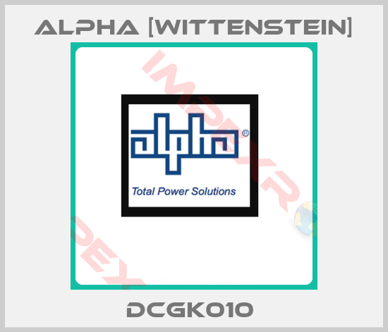 Alpha [Wittenstein]-DCGK010 