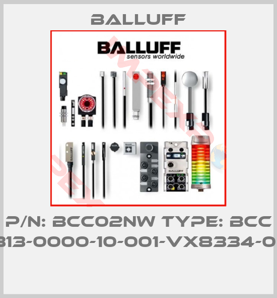 Balluff-P/N: BCC02NW Type: BCC M313-0000-10-001-VX8334-050 