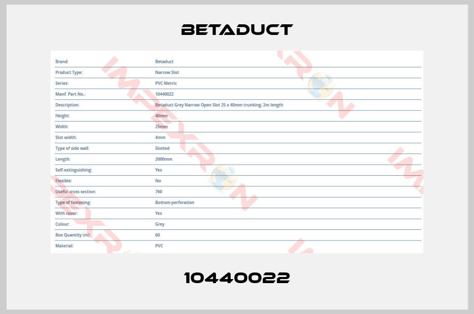 Betaduct-10440022
