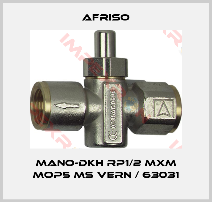 Afriso-Mano-DKH Rp1/2 MxM MOP5 MS vern / 63031