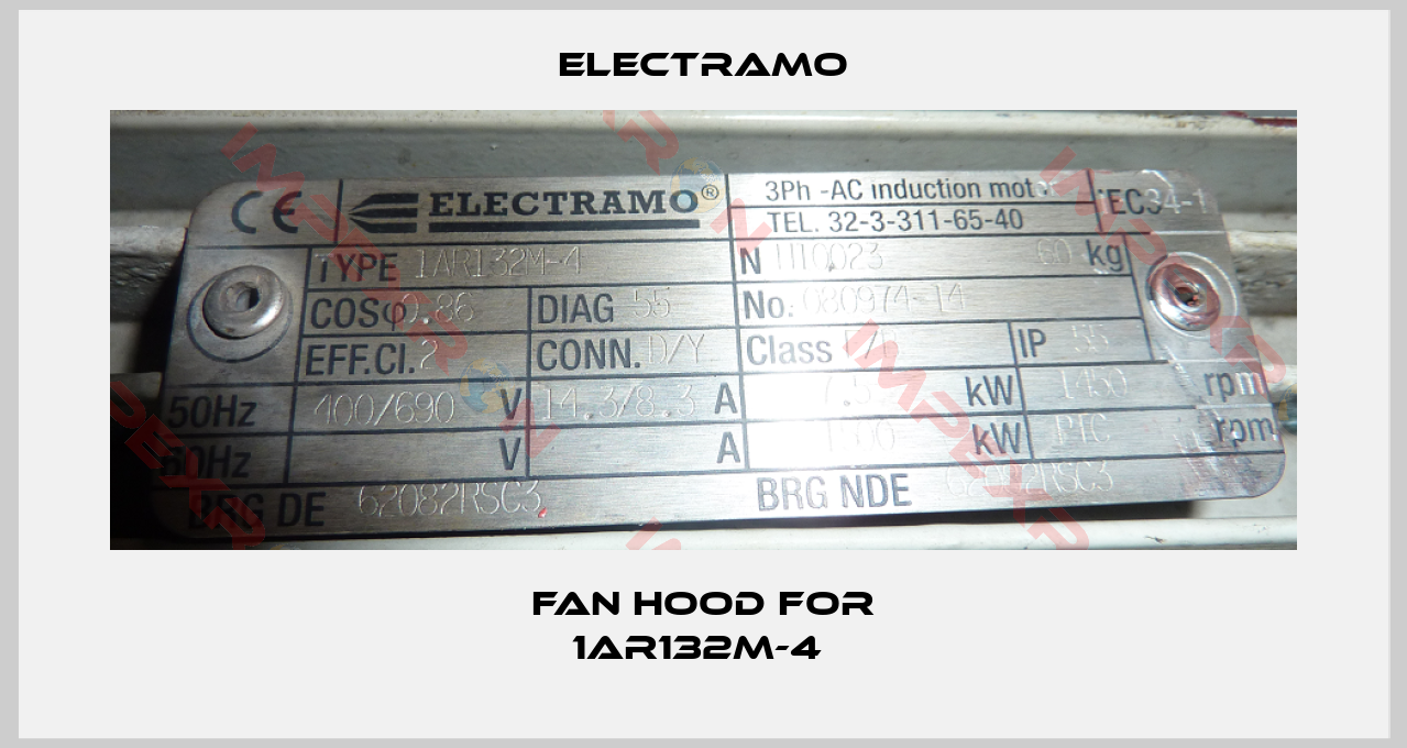 Electramo-Fan hood for 1AR132M-4 