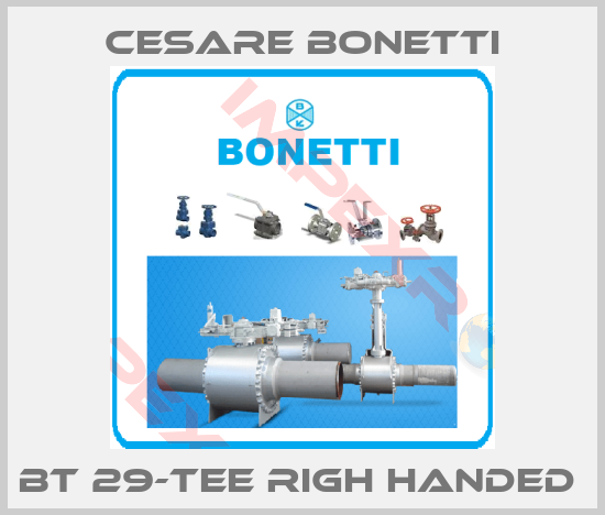 Cesare Bonetti-BT 29-TEE RIGH HANDED 