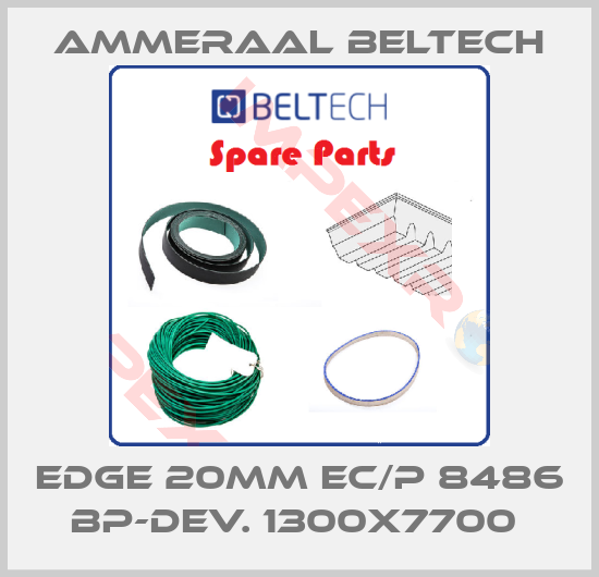 Ammeraal Beltech-EDGE 20MM EC/P 8486 BP-DEV. 1300X7700 