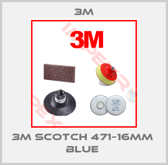 3M-3M Scotch 471–16mm  blue 