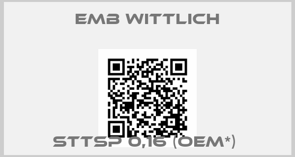 EMB Wittlich-STTsp 0,16 (OEM*) 