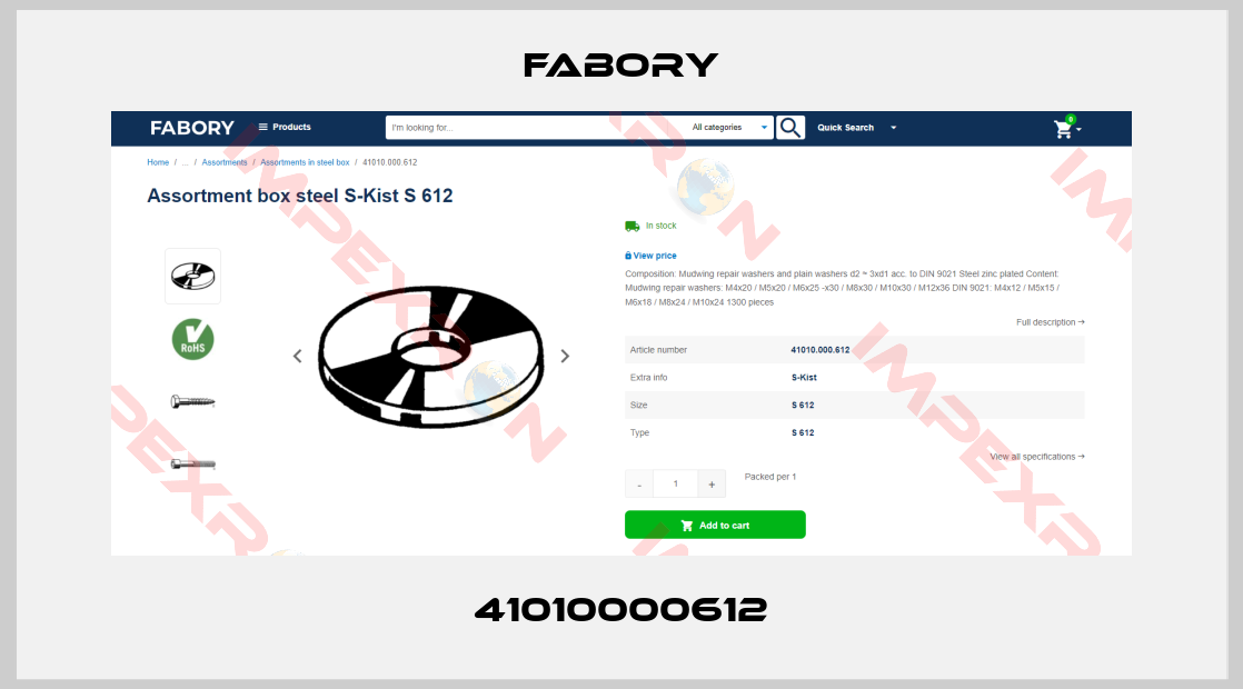 Fabory-41010000612