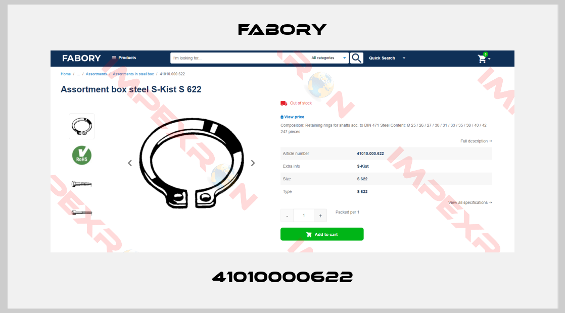 Fabory-41010000622