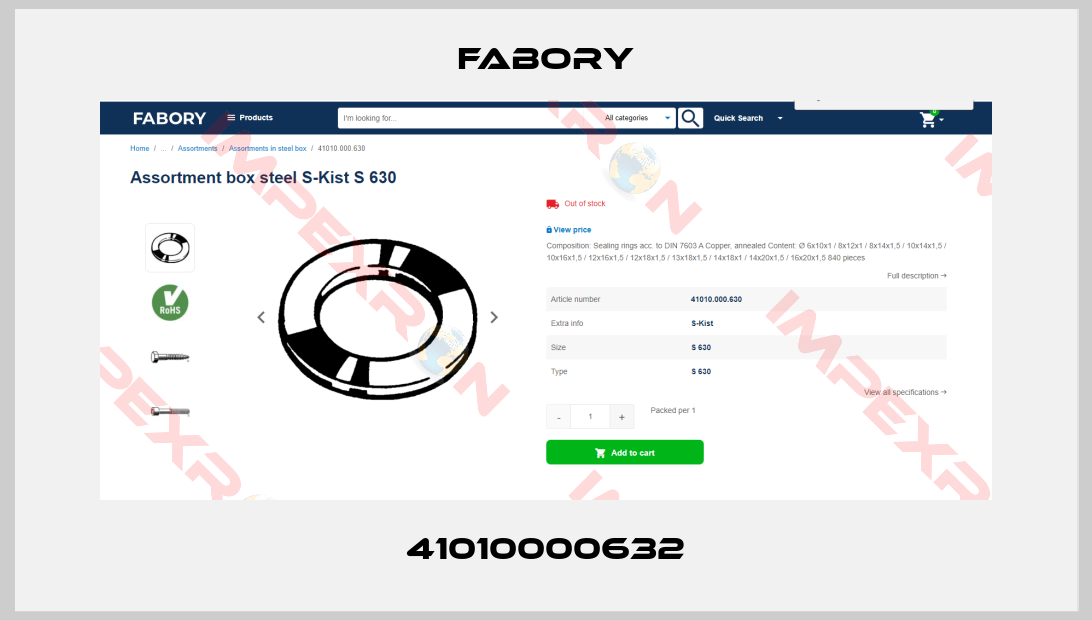 Fabory-41010000632