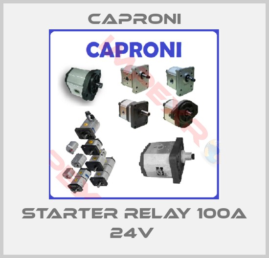 Caproni-Starter Relay 100A 24V 